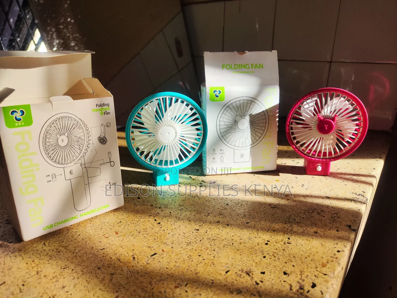 Hand Fans Cute Powerful Folding Table Fan