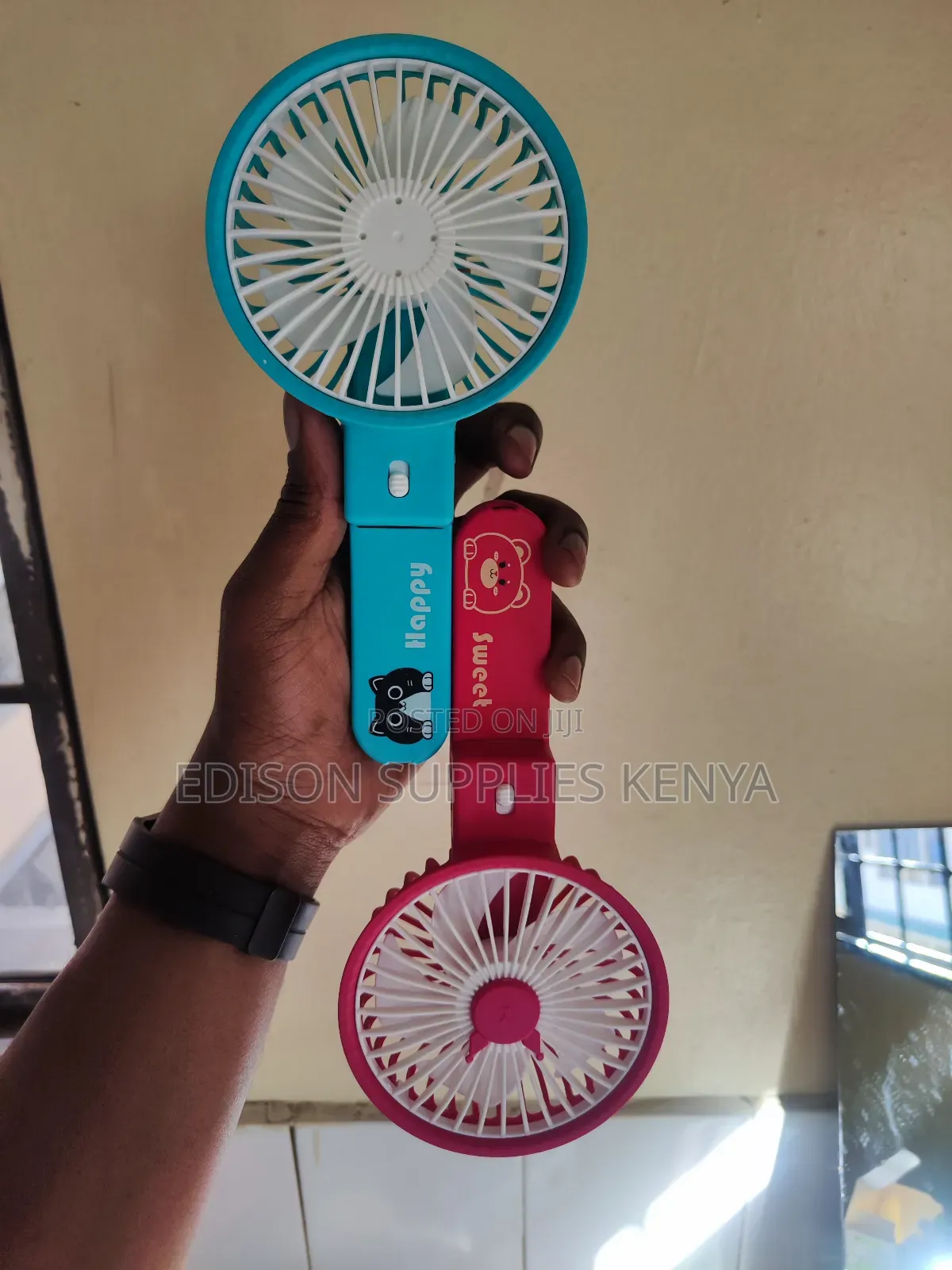 Hand Fans Cute Powerful Folding Table Fan