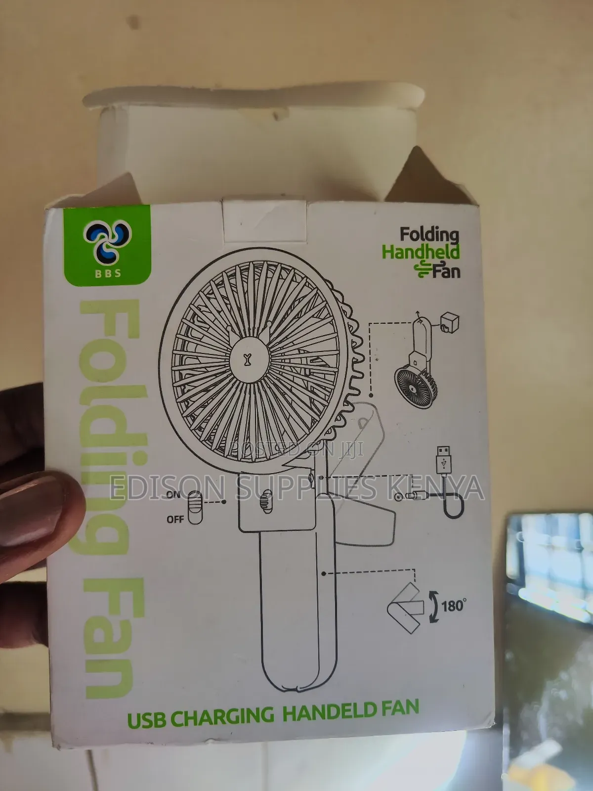 Hand Fans Cute Powerful Folding Table Fan
