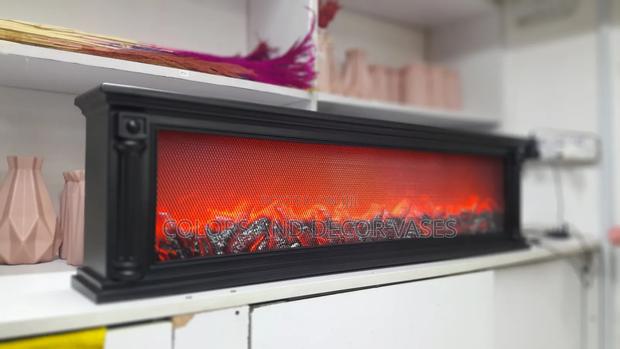 Fireplace in Black 1m in Store - main view