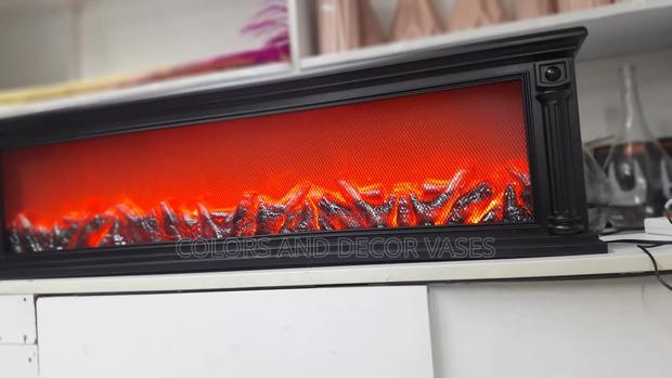 Beautiful Black Fireplace - main view