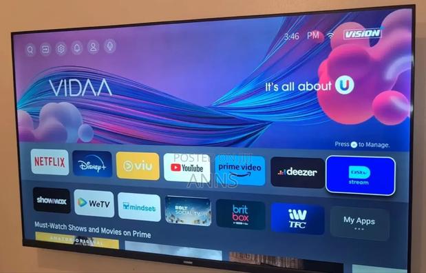 Vision 50 Inch Vidaa Frameless Tv~  - thumbnail 2