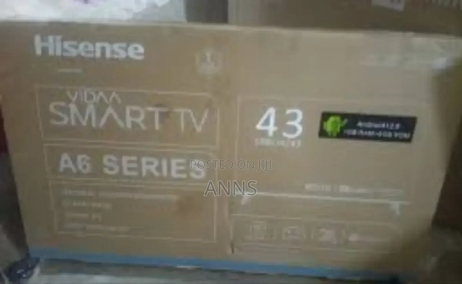 Hisense 43 Inch Smart A4 Series HD Television