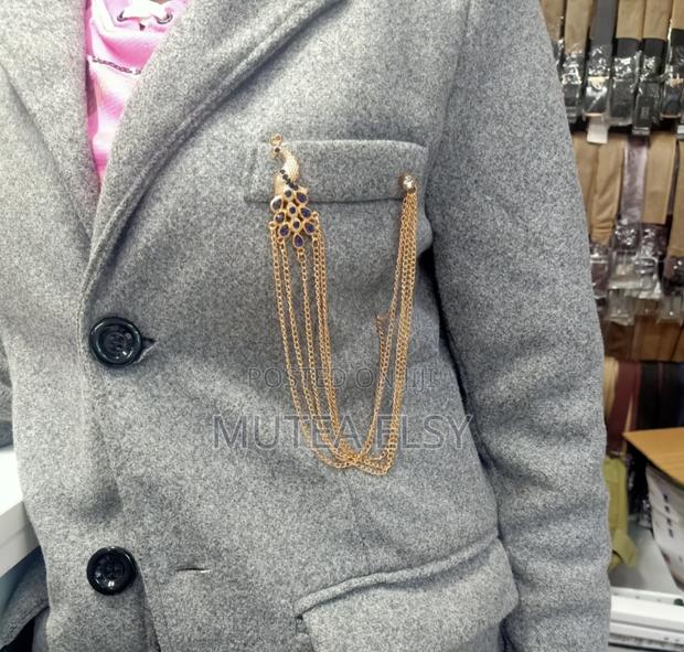 Long Short,Gold Silver Lapel Chains - thumbnail 5