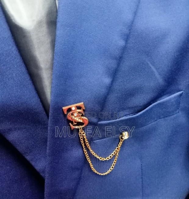 Long Short,Gold Silver Lapel Chains - thumbnail 8