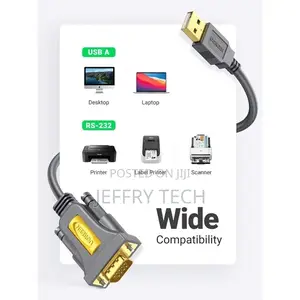 Ugreen USB-A 2.0 to DB9 RS-232 Male Adapter Cable 1.5m - U