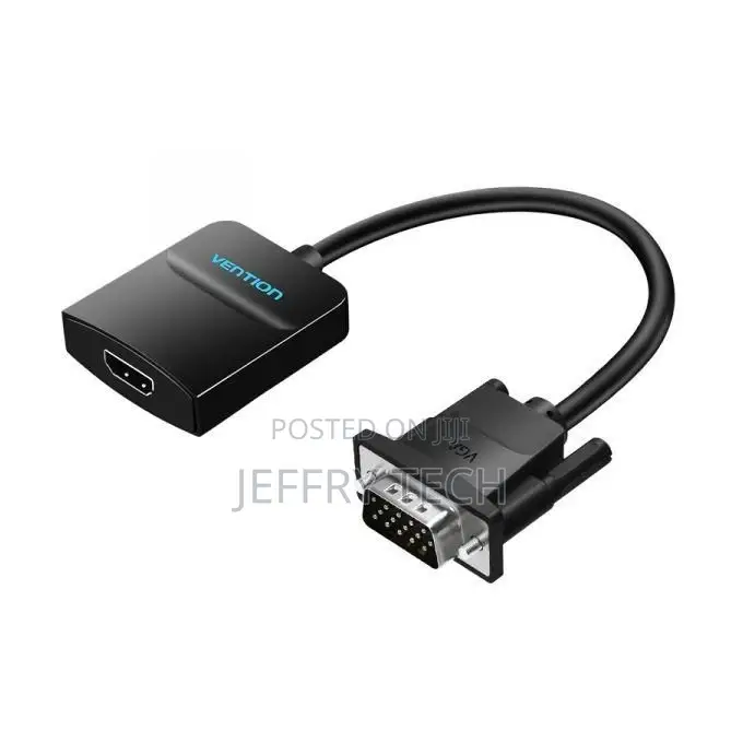 Vention VGA to HDMI Converter With Female Micro USB and Audi