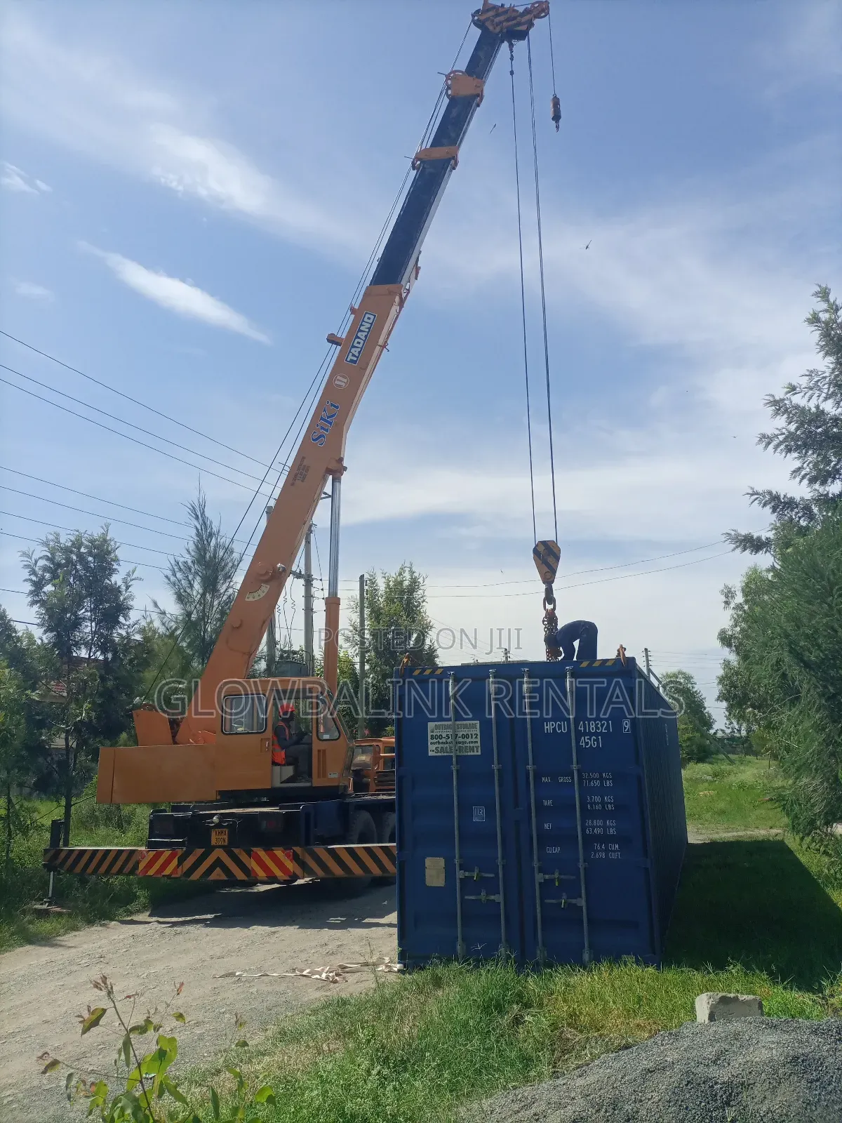 Hiab and Self Loading Cranes for Hire