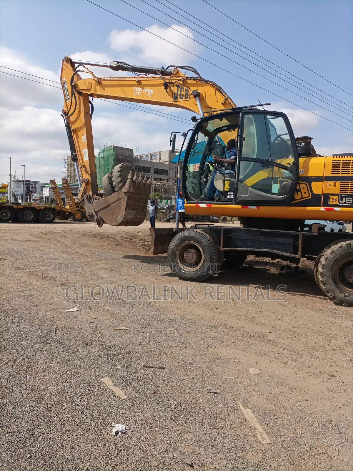 Wheeled Excavator for Hire