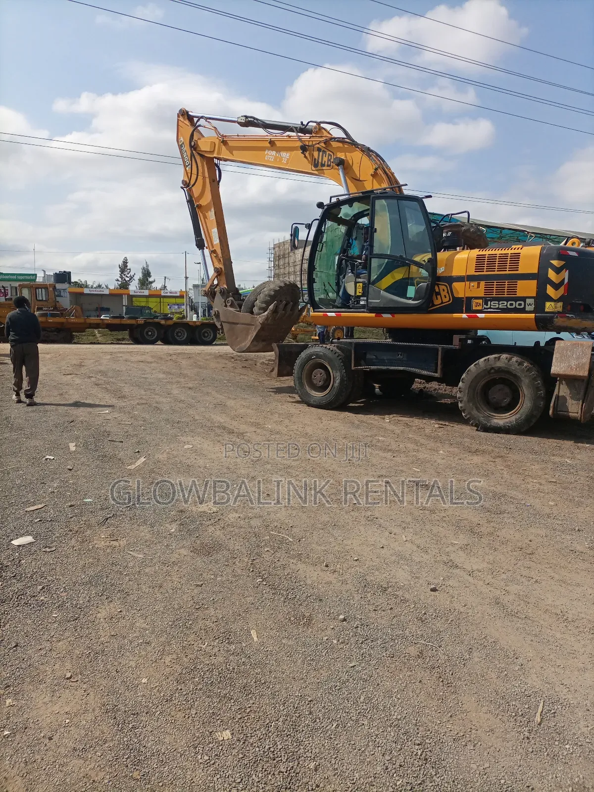 Wheeled Excavator for Hire