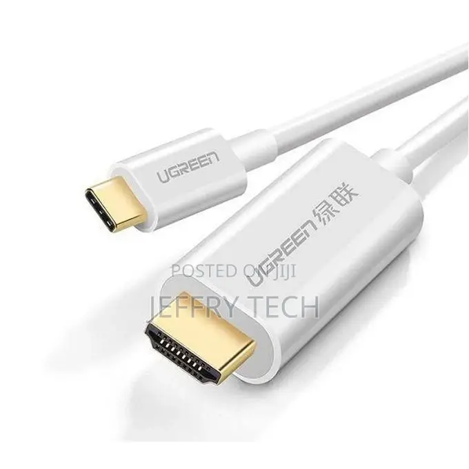 Ugreen 30841 MM121 USB-C Male to HDMI Male 1.5M Cable -White