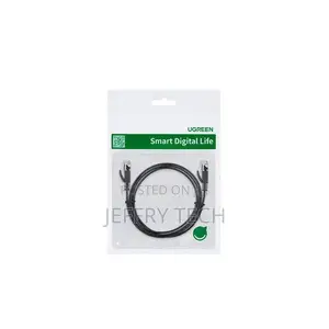 Ugreen 20159 NW102 Cat6 U/Utp Lan 1m Cable -Black