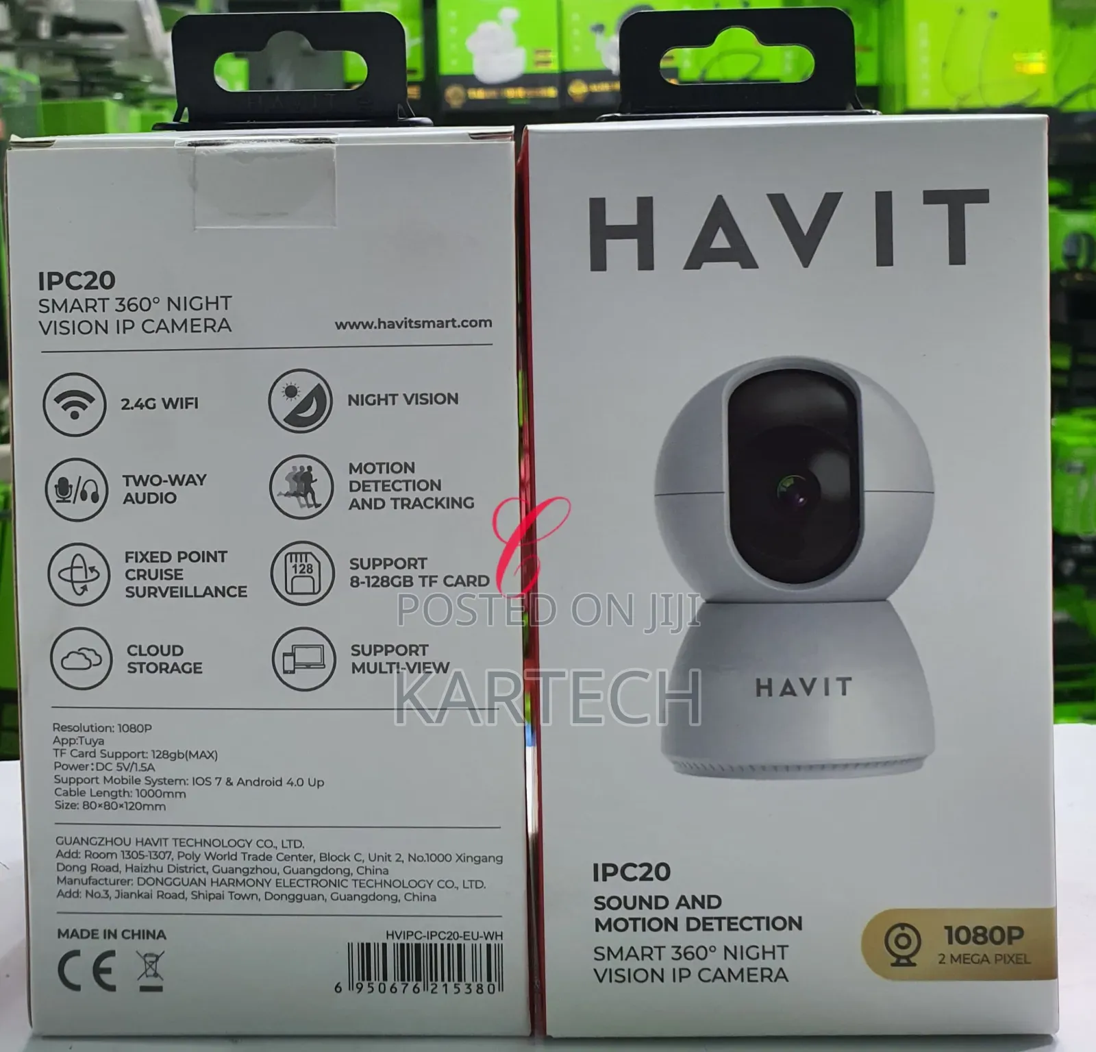 Havit IPC20 Sound Motion Detection Night Vision IP Camera