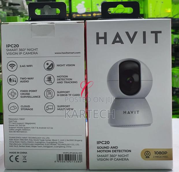 Havit IPC20 Sound Motion Detection Night Vision IP Camera