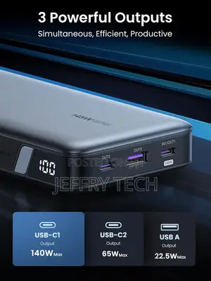 Ugreen 25000mah 145W Two-Way Fast Charging Power Bank (UG-90