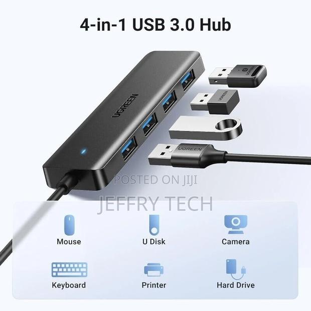 Ugreen 4-Port USB 3.0 Hub (UG- 25851) - thumbnail 2