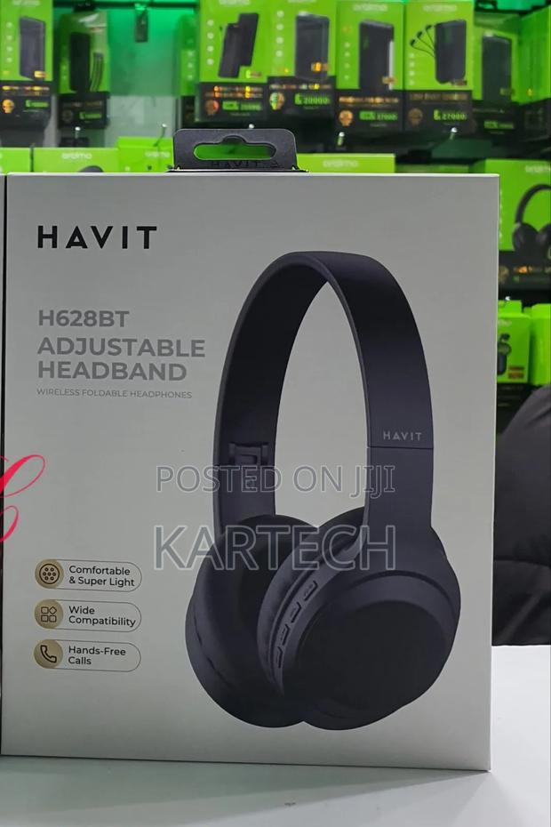 Havit H628BT Adjustable Headband Wireless Headphones - main view