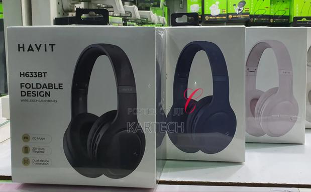 Havit H633BT Foldable Design Wireless Headphones Black - main view