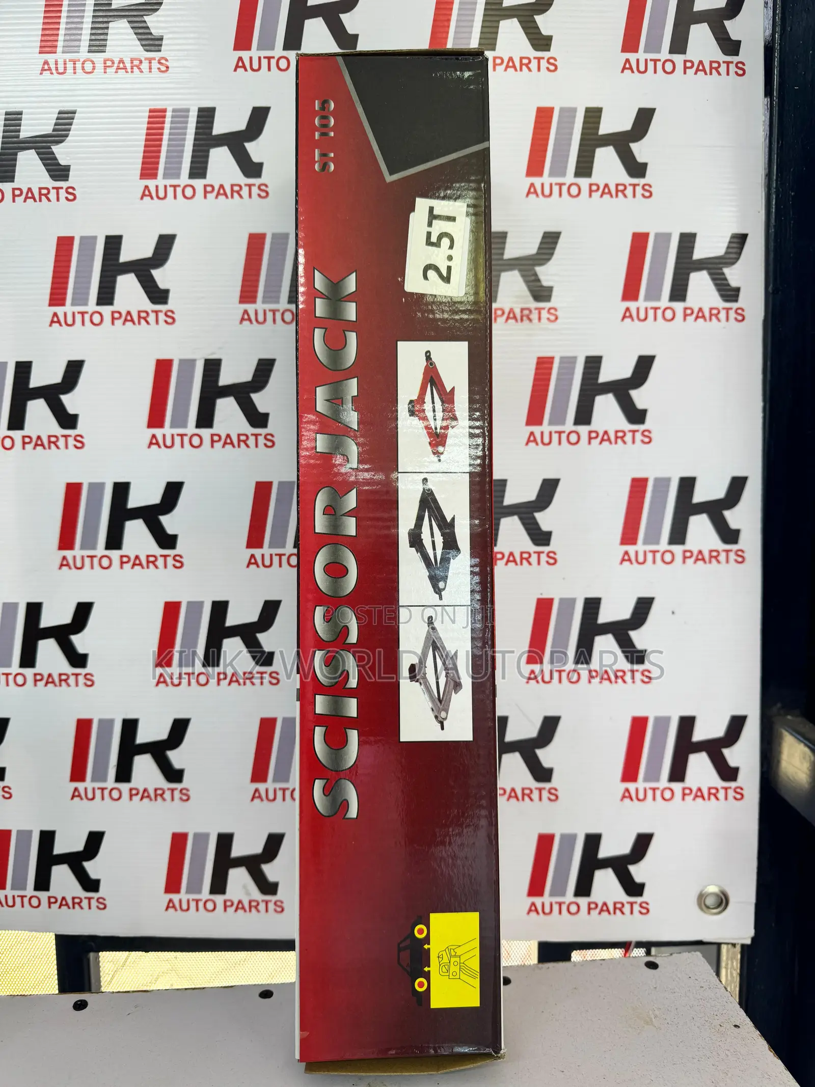 Premium Universal Heavy Duty Car Scissor Jack 3T