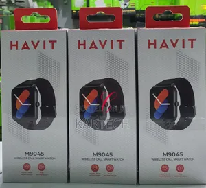 Havit M9045 Wireless Call Smart Watch Black Pink