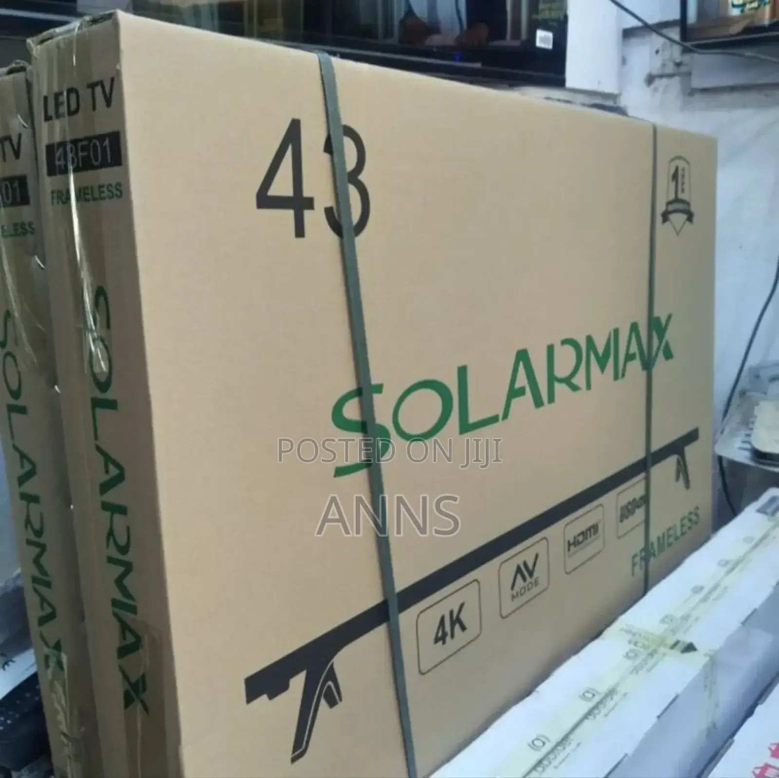 Solamax 43" High Clarity Frameless Television