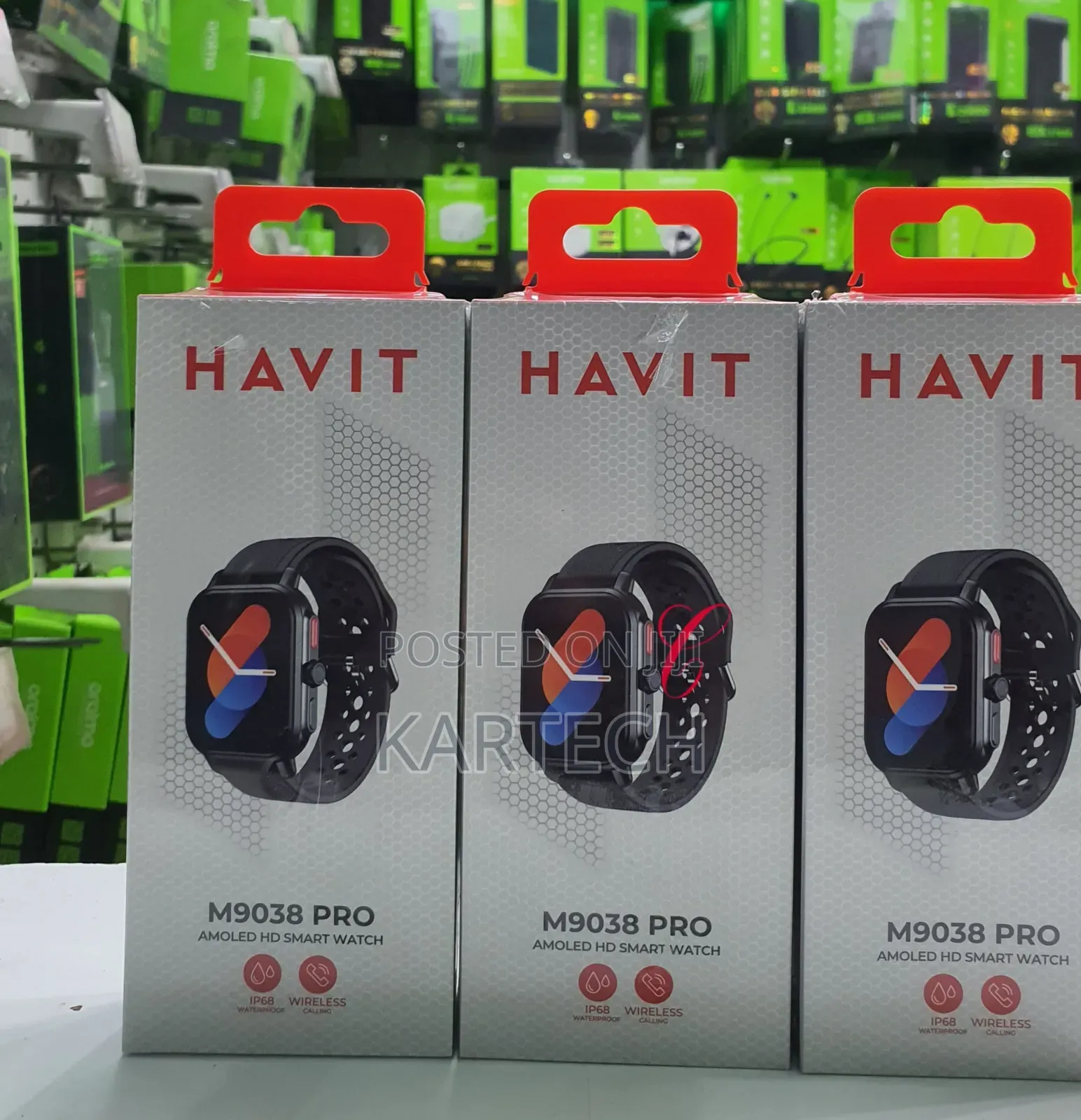Havit M9038 Pro AMOLED Display Waterproof HD Smart Watch