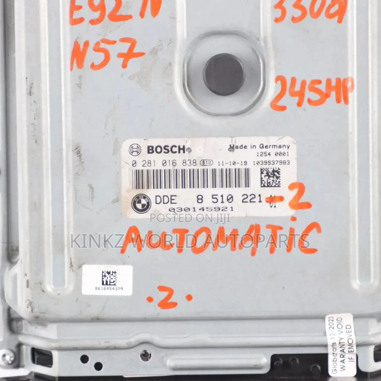 BMW E90 E91 Diesel N57 Ecu Engine Kit Dde Cas3 + Key7823973