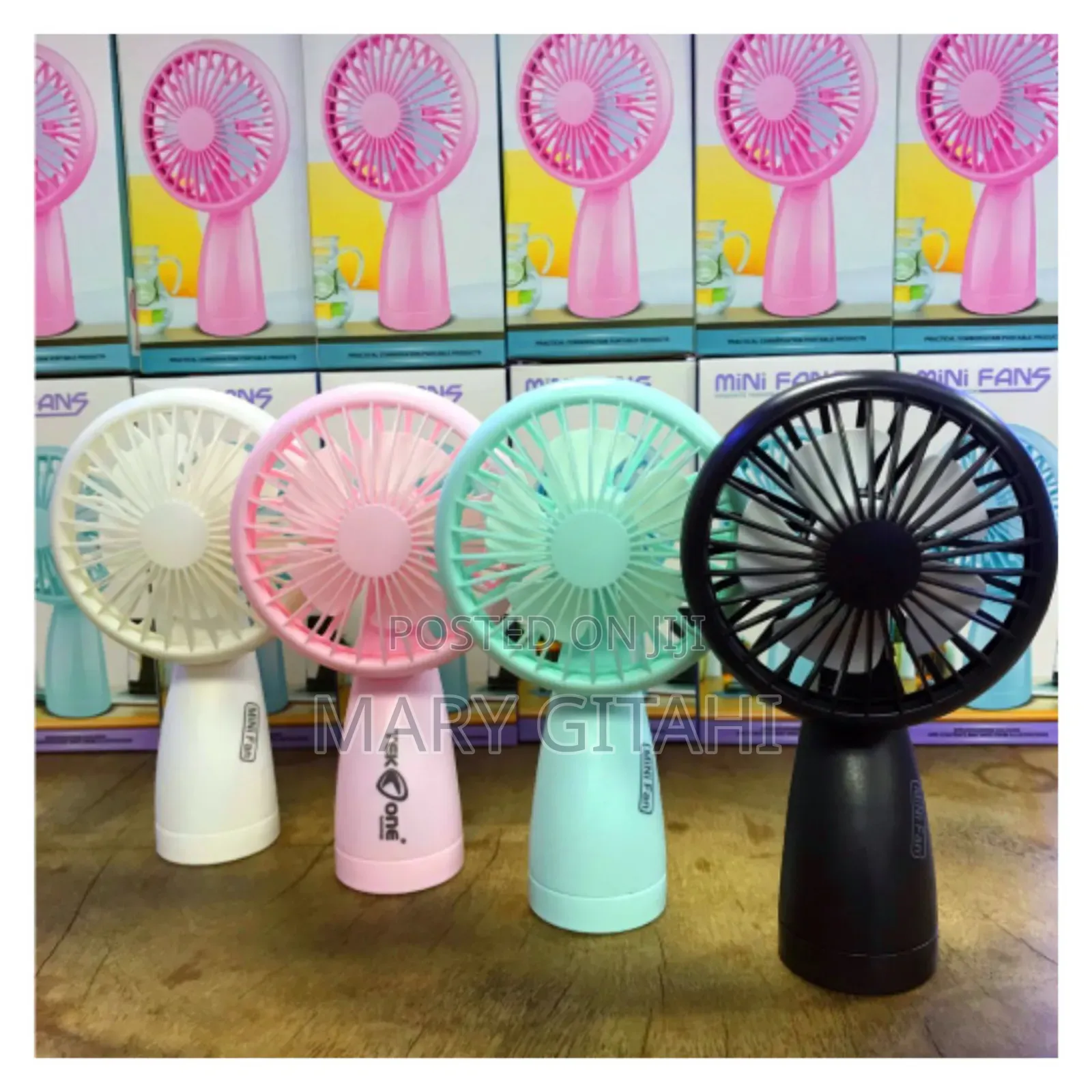 Fashion USB Portable Rechargeable Handheld Mini Fan