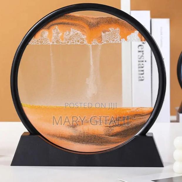 Sand Art Picture Glass Room Decor at