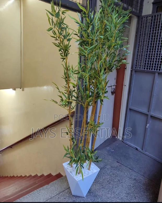 1.8m Artificial Bamboo Plants With Vase