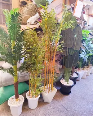 1.8m Artificial Bamboo Plants With Vase
