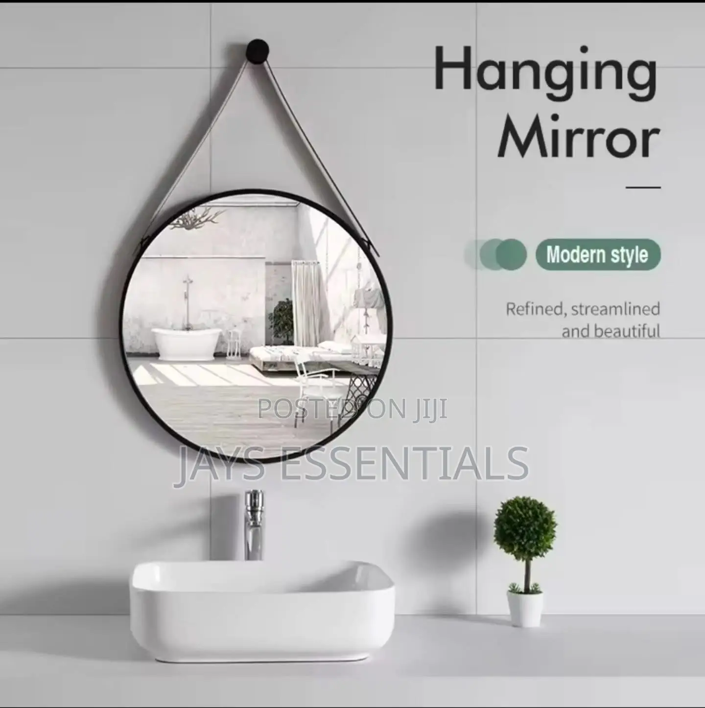 60cm Round Decorative Mirror