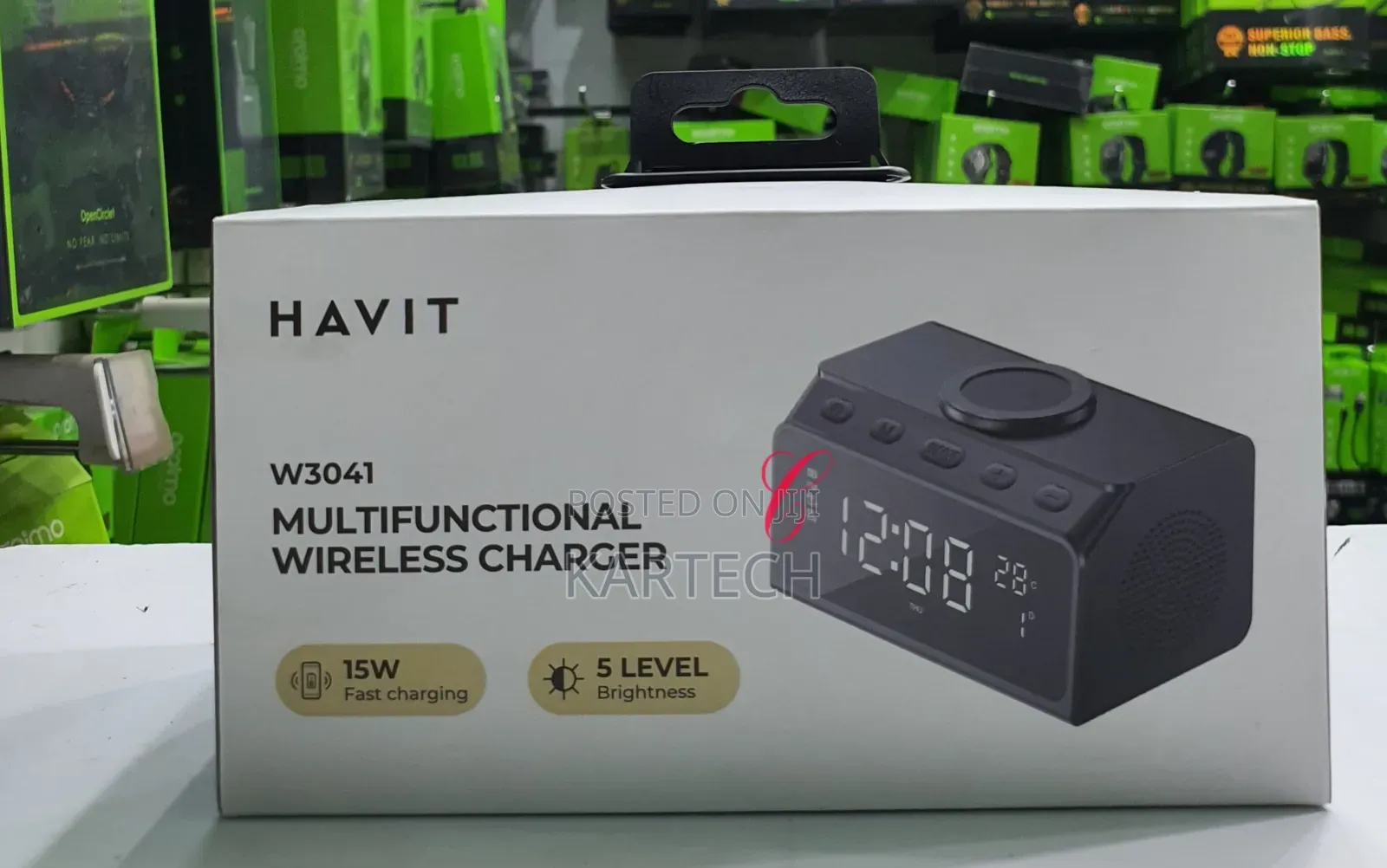 Havit Wireless Charger 6in1 W3041 15W Speaker