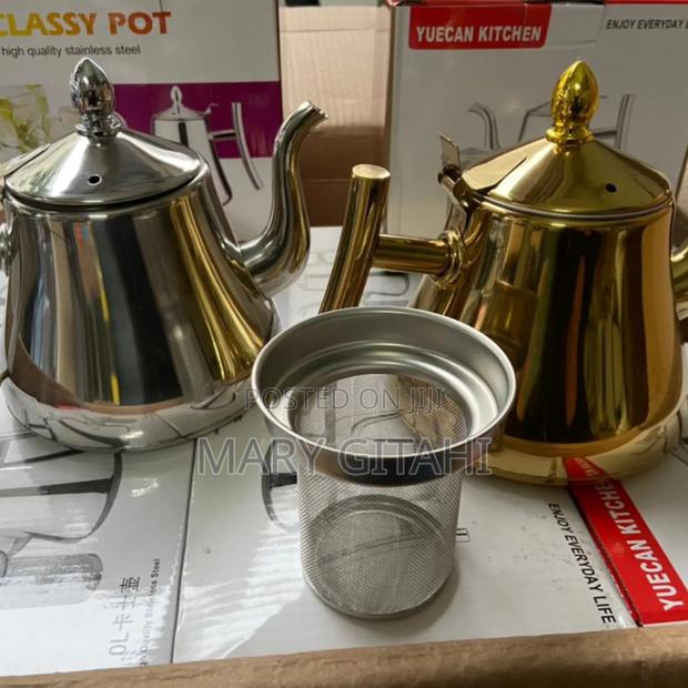 Stainless Steel Teapot- At