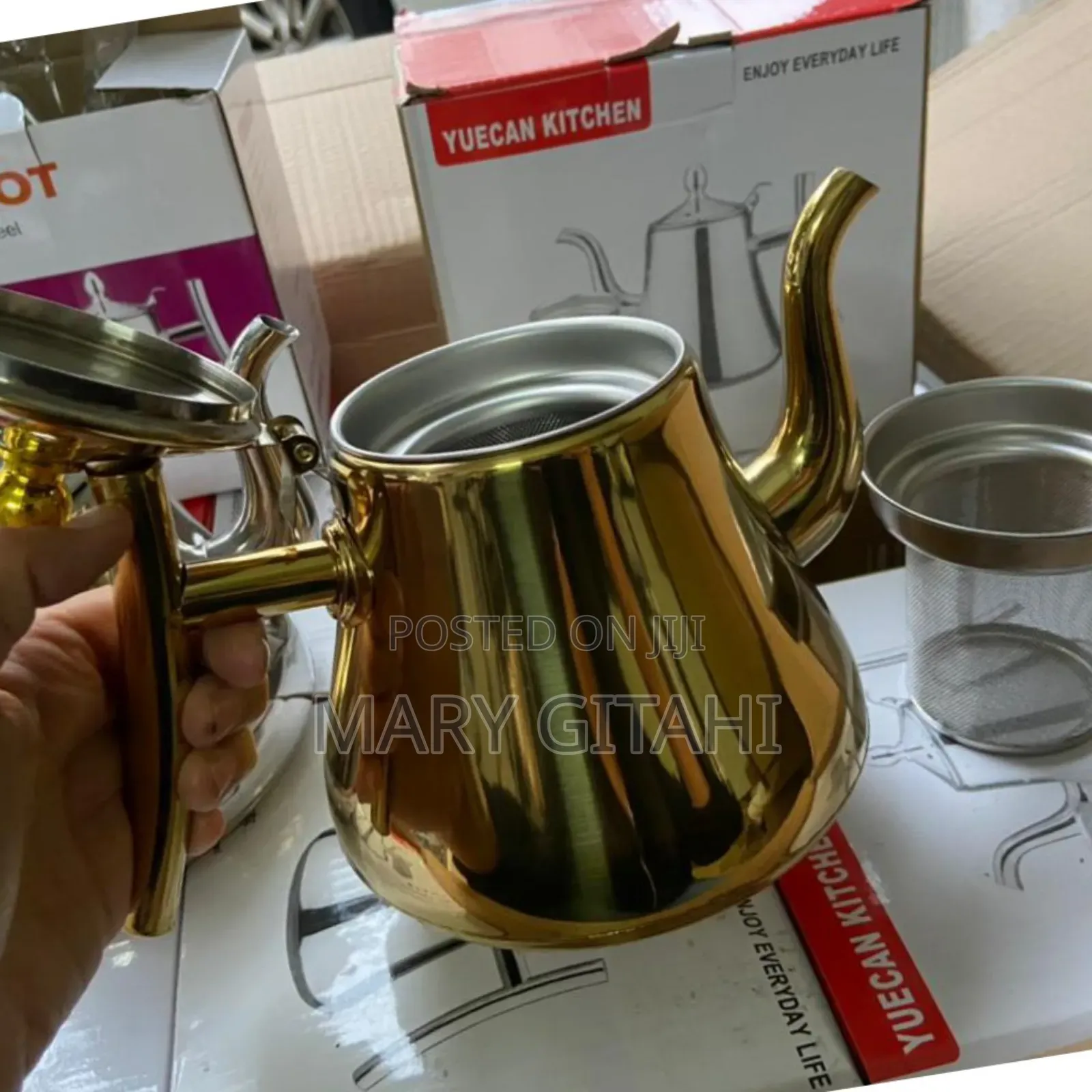 Stainlessness Steel Teapot