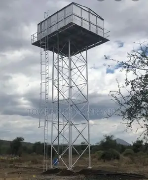 Pressed Steel Tank and Steel Tower Installation
