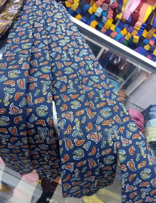 Royalblue Brawn Floral Single Ties - thumbnail 2