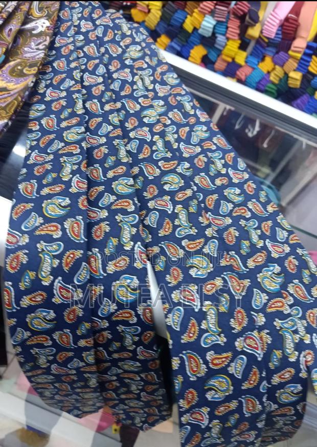 Royalblue Brawn Floral Single Ties - thumbnail 3