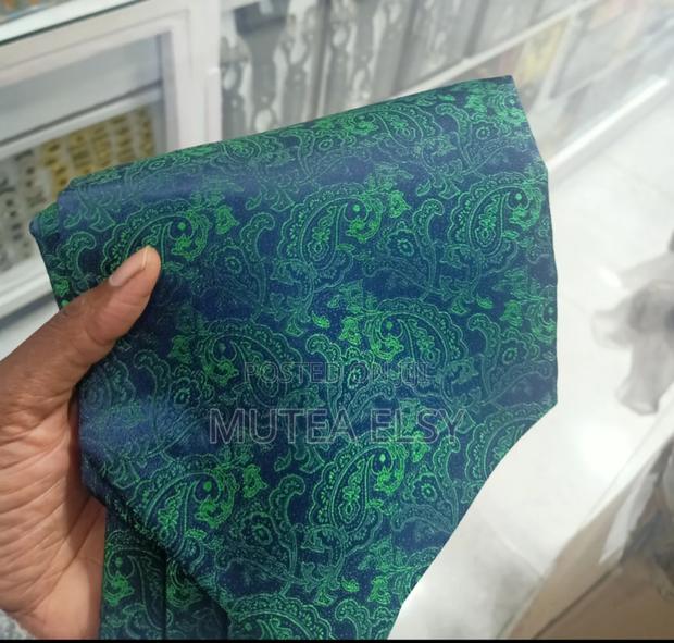 Emelard Green Blue Tea Drop Ascot Ties - thumbnail 4