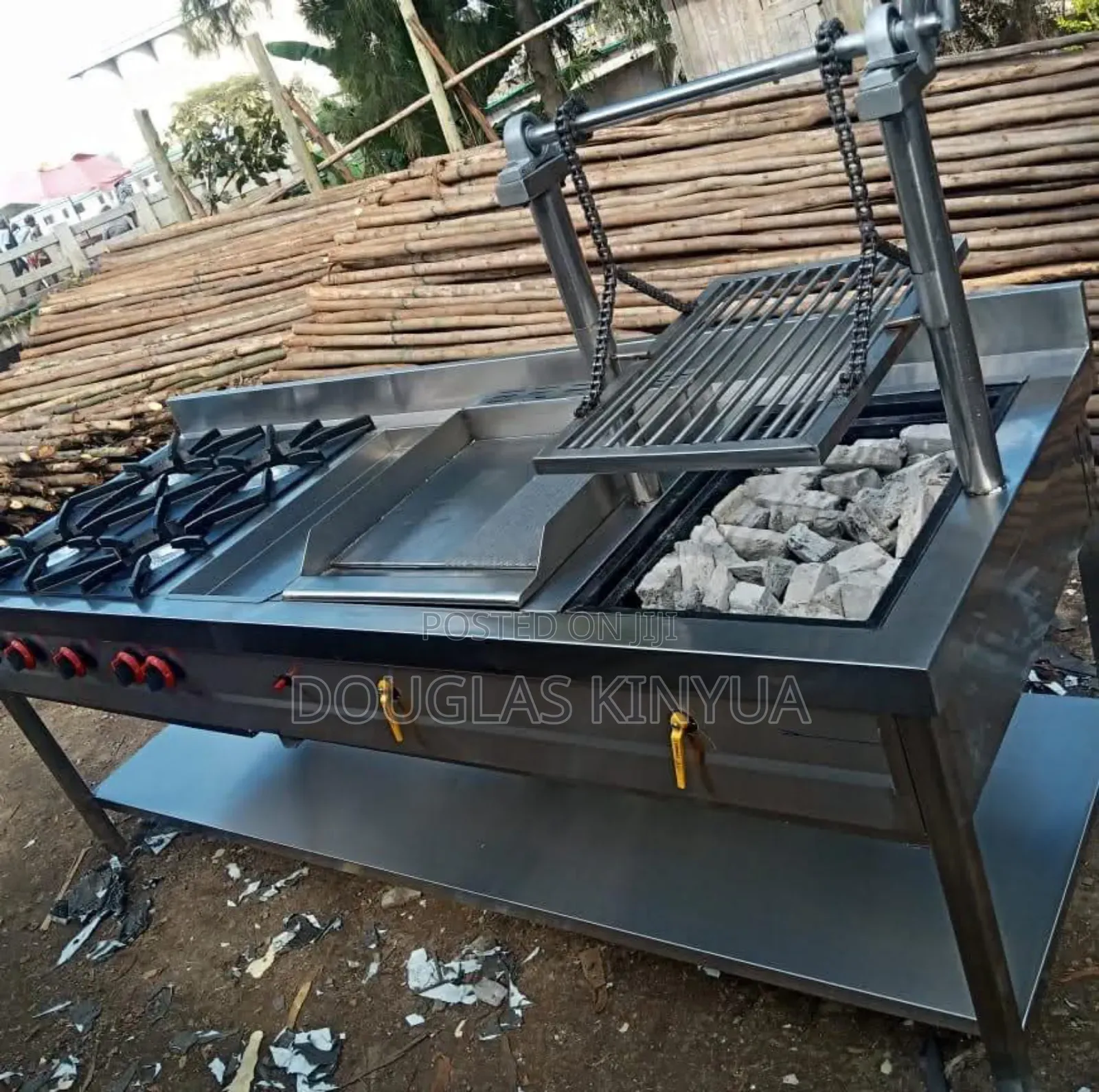 3 Combined Cooking Unit/ Cooking Range Stainless Steel .