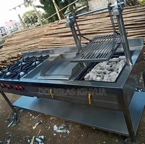 3 Combined Cooking Unit/ Cooking Range Stainless Steel .