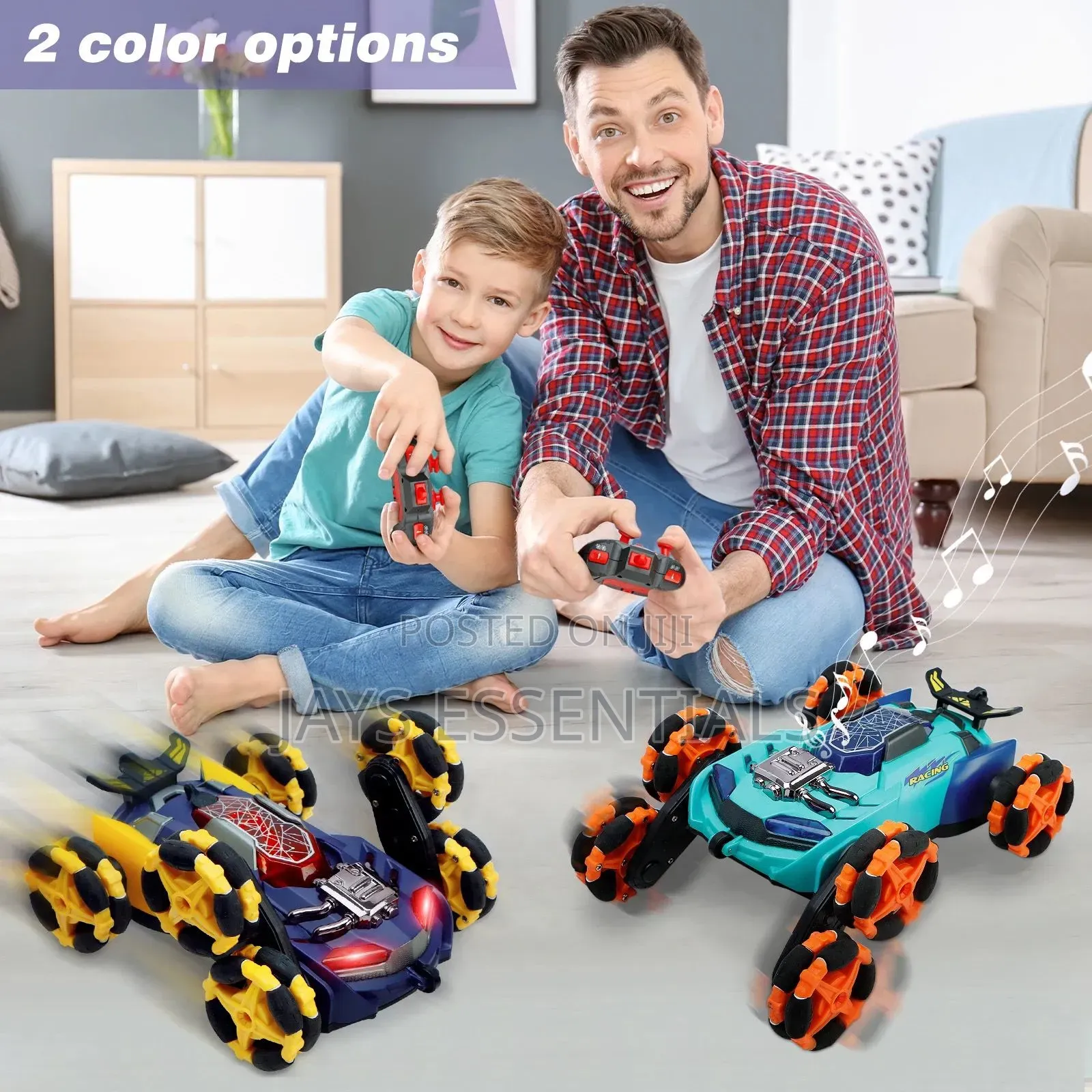 Remote Stunt Car With Light Music
