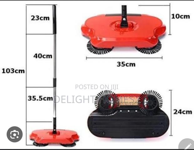 *Manual Sweep Drag All in One Rotating Brush