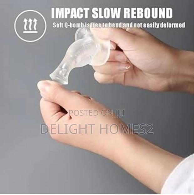 8.5cm Long Strong Adhesive Silicone Door Stopper