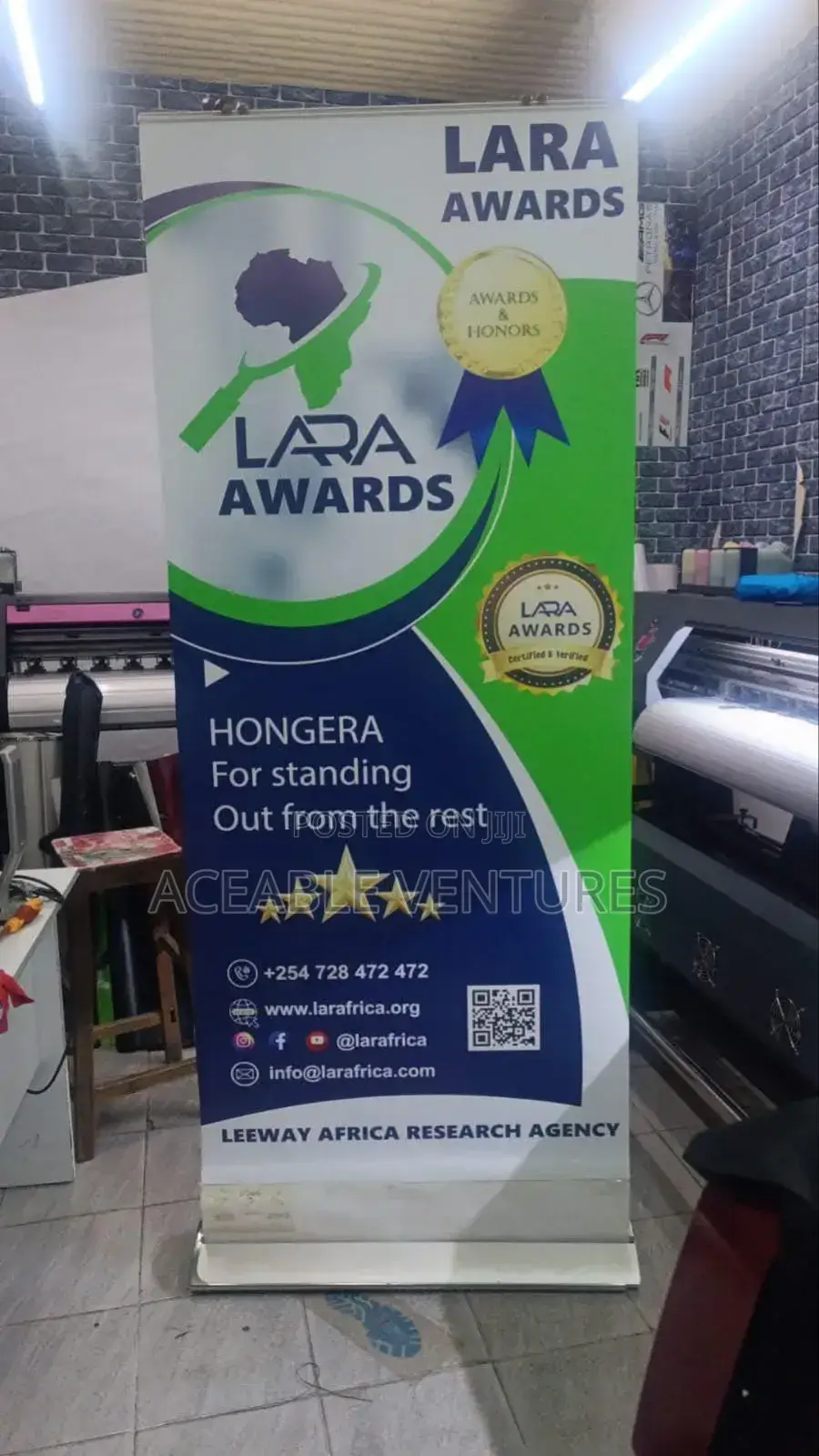 High Resolution Roll-Up Banner Printing