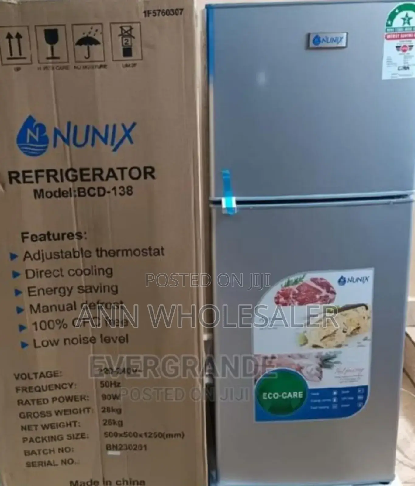Fridge 138litre Double Door