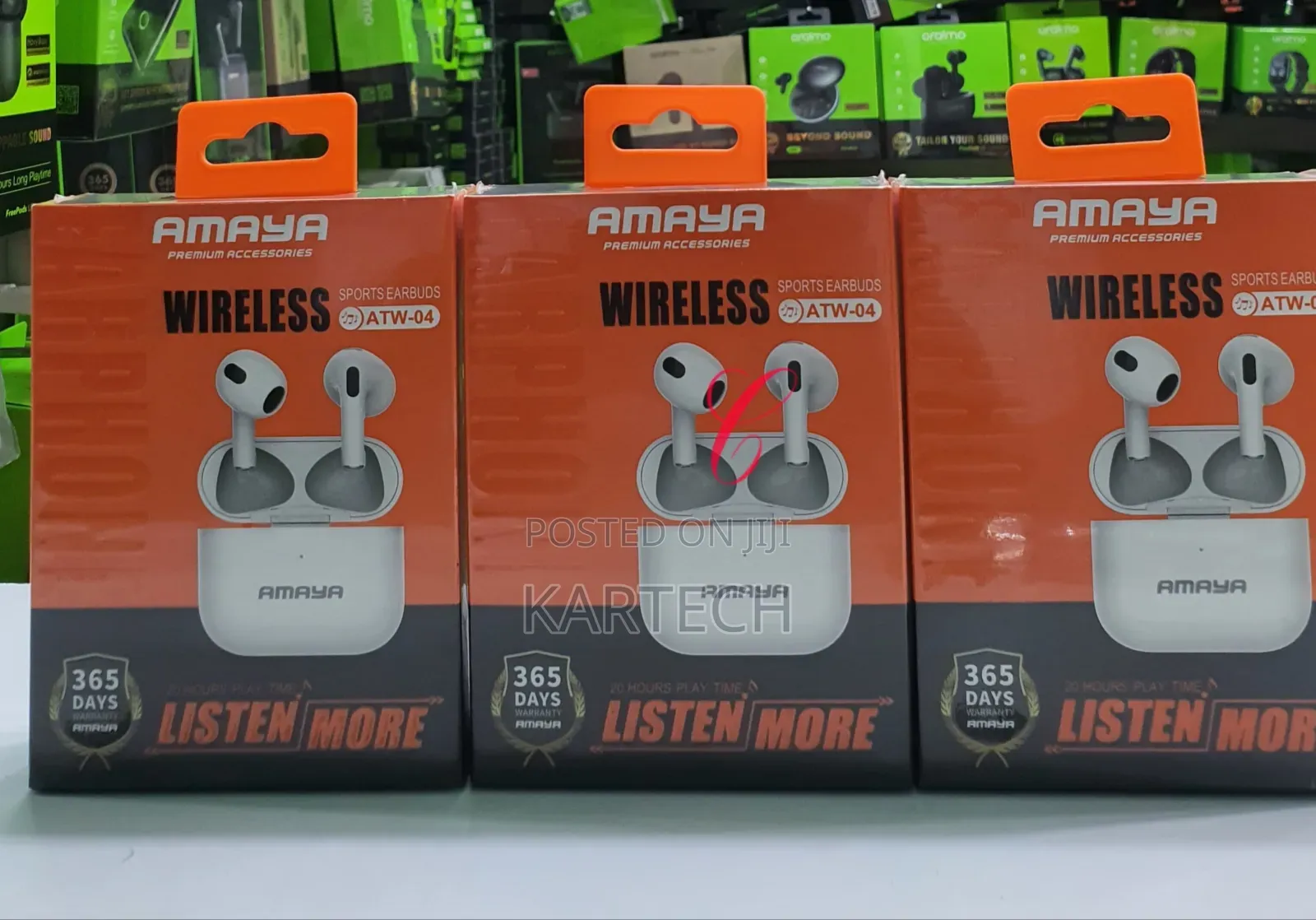 Amaya ATW-04 Wireless Crystal Clear Sports Earbuds