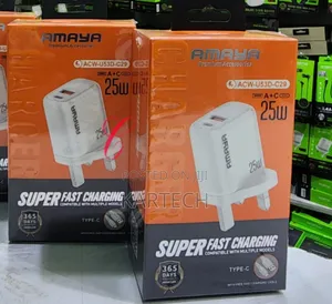 Amaya Acw-U53d-C29 Pd 25W + Qc3.0A + C 2-in-1charger