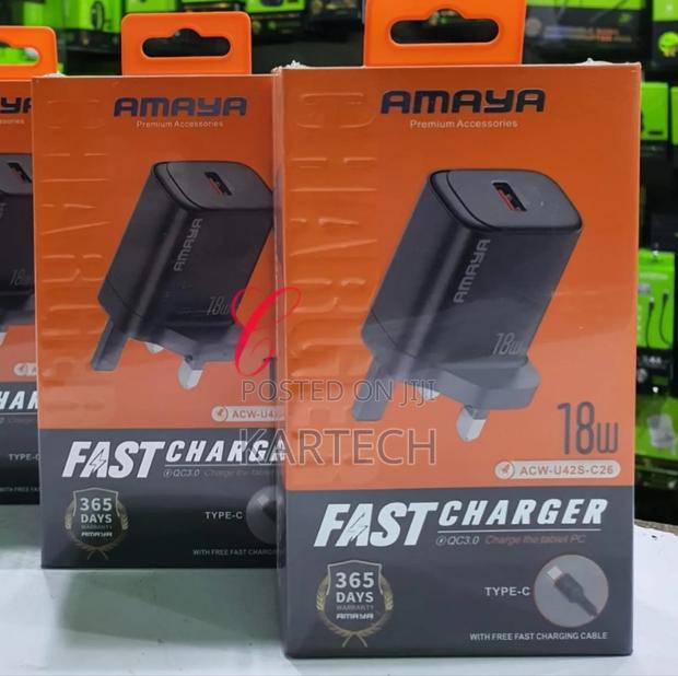 Amaya ACW-U42S-C26 18W Type C Fast Chargers - thumbnail 2