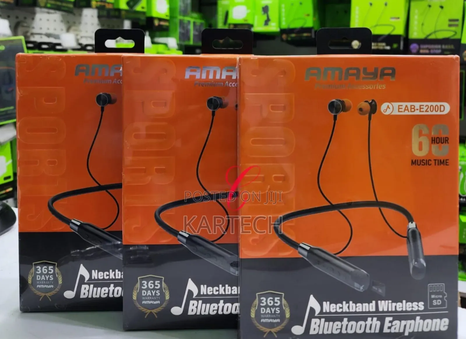 Amaya EAB-E200D Neckband Wireless Bluetooth Earphone